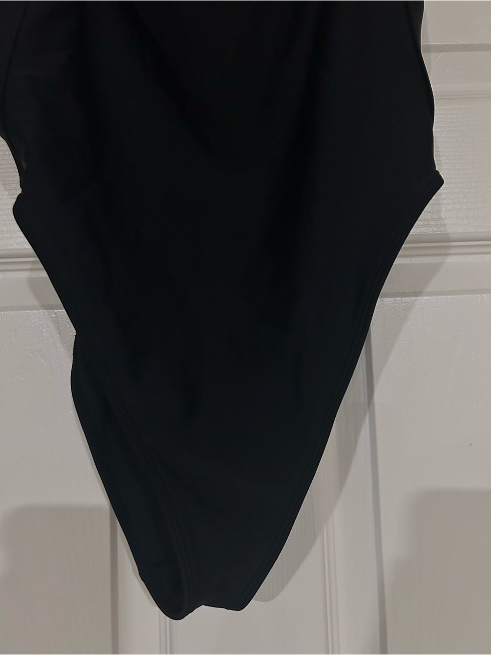Black Women's Classic One-Piece high cut swimsuit size medium Forever21